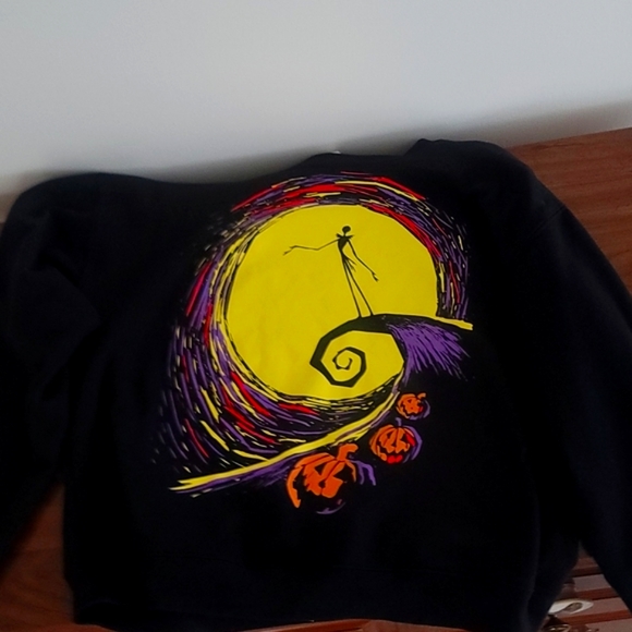 Disney Tim Burtons black sweatshirt size Med - Picture 1 of 3